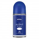 Nivea Protect & Care Deodorant Roll On for Unisex, 50 milliliters