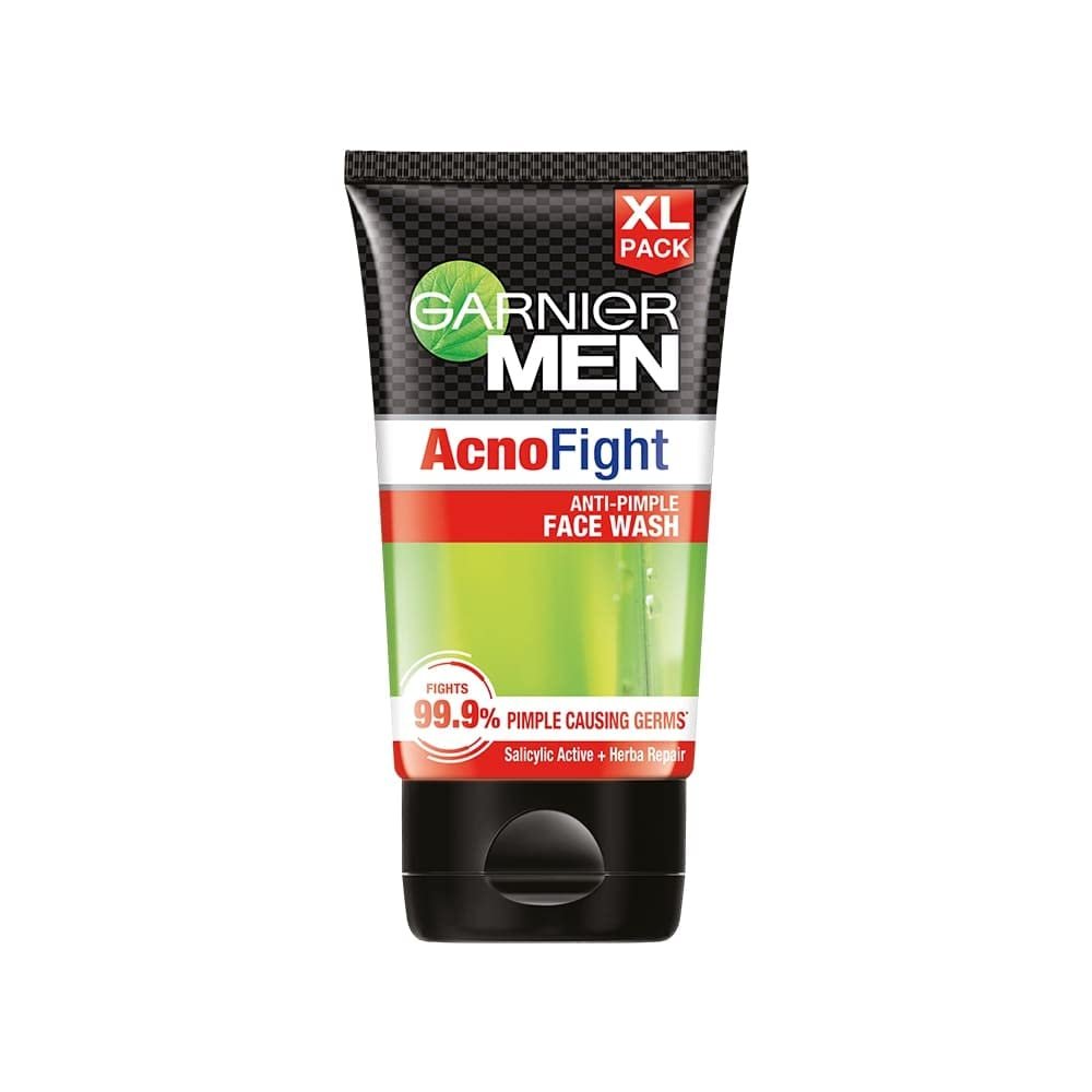 Garnier Men Acno Fight Anti-Pimple Facewash for Acne Prone Skin, 150g