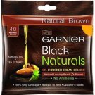 Garnier Black Naturals Shade 4 (20ml + 20g)(Natural Brown) pack of 2