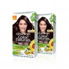 Garnier Color Naturals Permanent Hair Color, Shade 3 - Darkest Brown, 70ml + 60g (Pack Of 2),