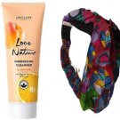 oriflame love nature energising cleanser with organic - 125 ml and stylish hair/head band