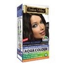 INDUS VALLEY Hypo Allergic Aqua Colour 100% Botanical Hair Colour Dark Brown-(30ml + 200g)