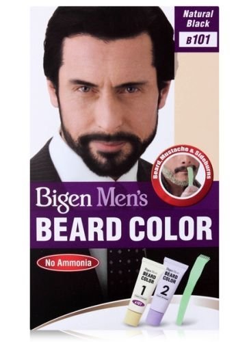 Bigen Men's Beard Color, Natural Black B101