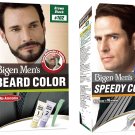 Bigen Men's Beard Color, Brownish Black B102, 40g & Speedy Color, 102, 80g