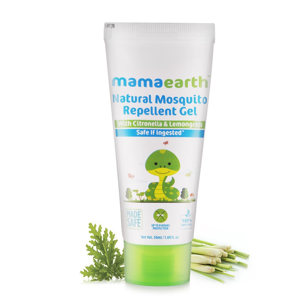Mamaearth Natural Mosquito Repellent Gel 50ml. Protects from Dengue, Malaria  (Pack of 2)
