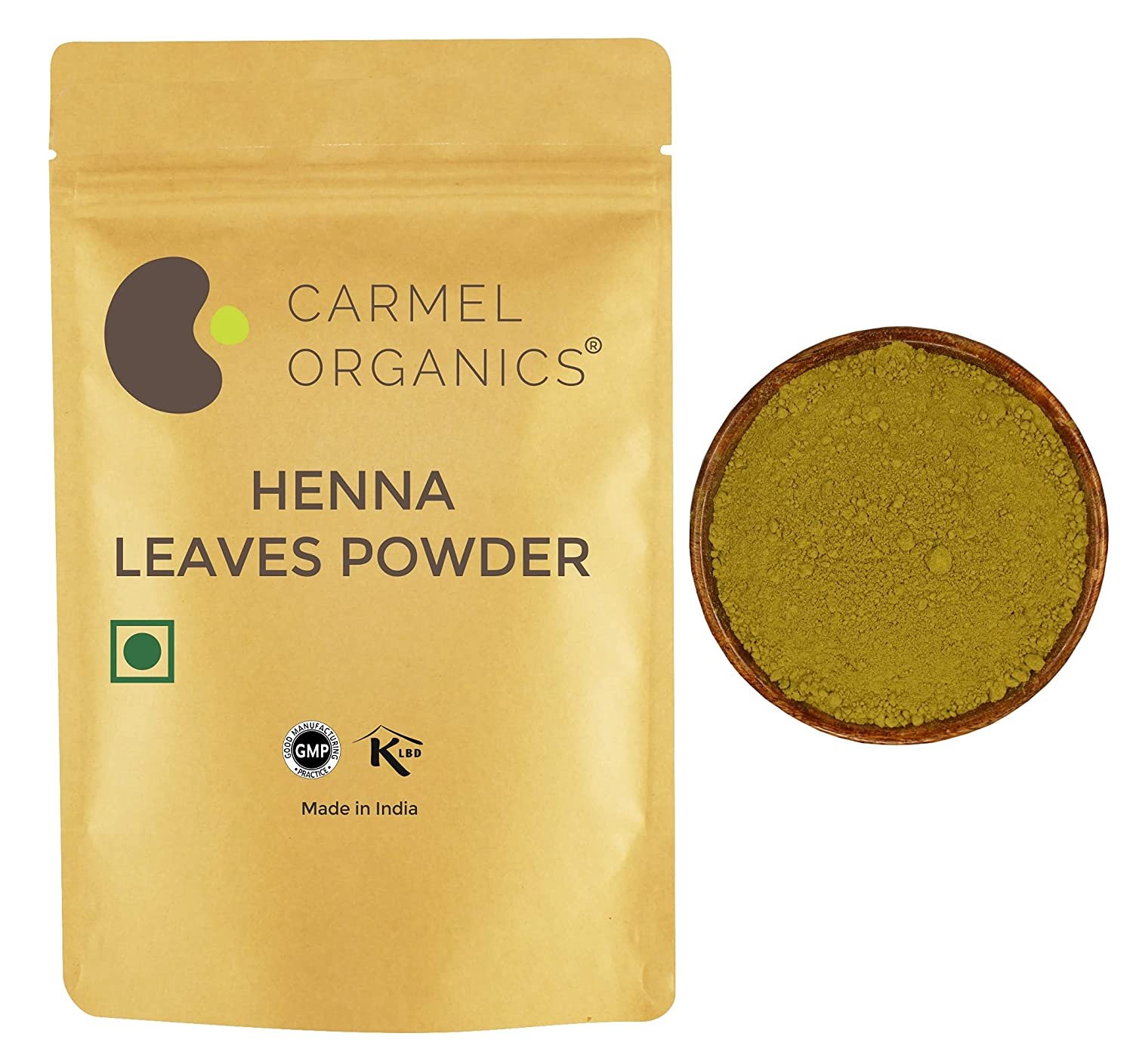 CARMEL ORGANICS Natural Henna Leaves Powder (800 Grams)