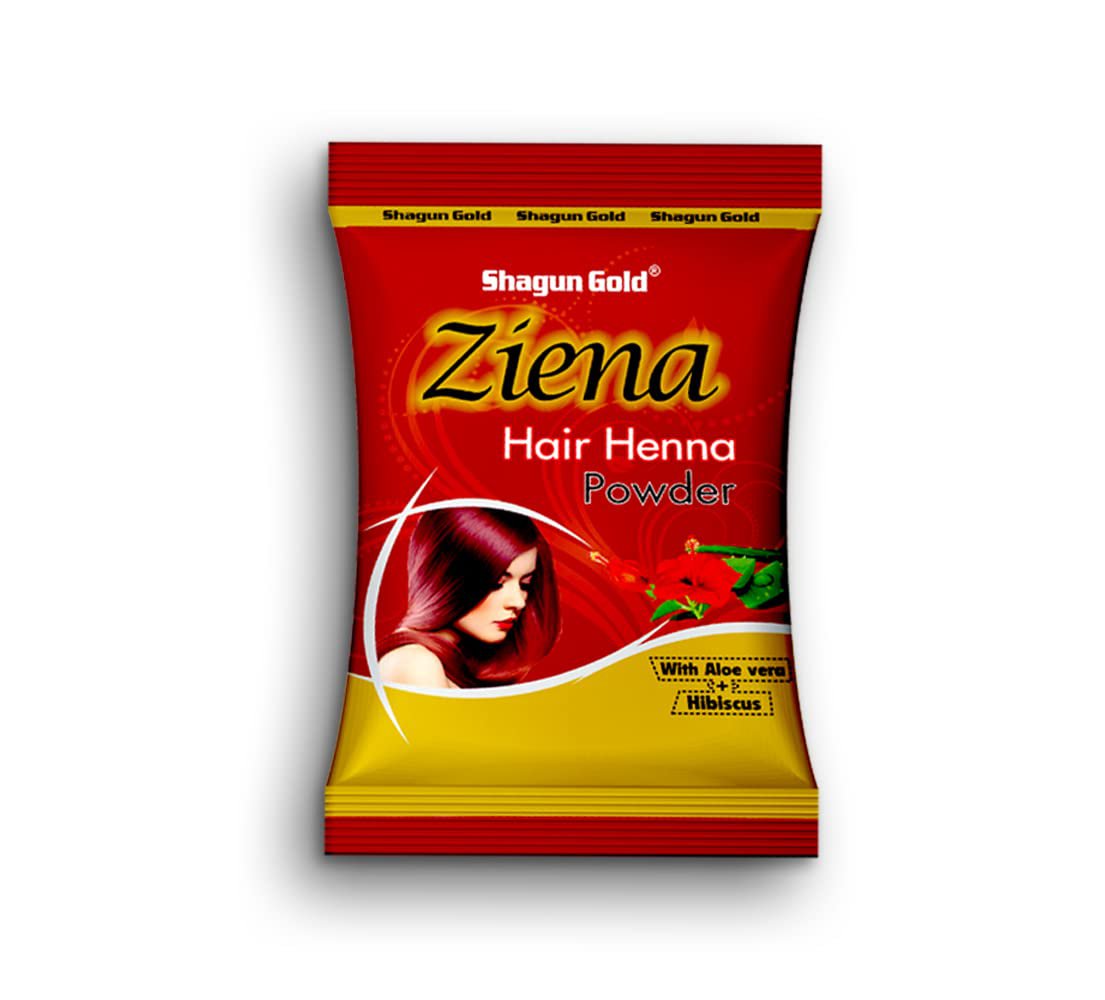 Red Ziena Henna Hair Color Powder (1Kg) by Shagun Gold