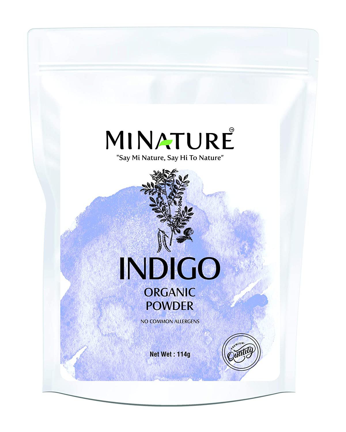 Natural Indigo Powder -Indigofera Tinctoria, Rajasthani Indigo Powder for Hair Dye, Natural Hair Color by Mi Nature