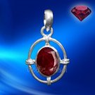 Ruby Gemstone Locket in Sterling Silver Buy Online in USA/UK/Europe