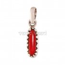 Red Coral Designer Pendant in Pure Silver Buy Online in USA/UK/Europe