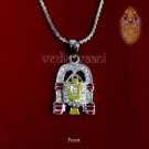 Srinivasa Balaji Pendant with Chain in Sterling Silver Buy Online in USA/UK/Europe