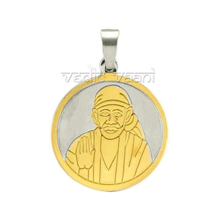 Saibaba Locket in Titan Finish Buy Online in USA/UK/Europe