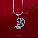 Om Shivling Locket with Chain in Sterling Silver Buy Online in USA/UK/Europe