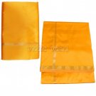 Dhoti with Shawl in Orange Color Online Store in USA/UK/Europe