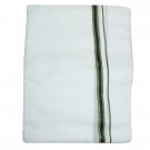 Pure Cotton White Dhoti - Design I Buy Online in USA/UK/Europe