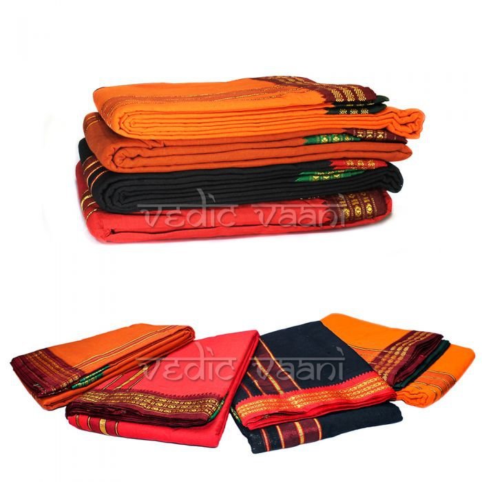 Pilgrim Dhoti with Shawl Puja Set Buy Online in USA/UK/Europe