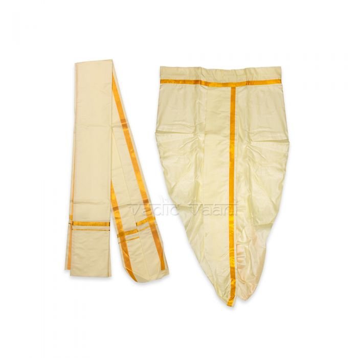 Dhoti Angavastram Ready to Wear Panchakacham Set Buy Online in USA/UK/Europe