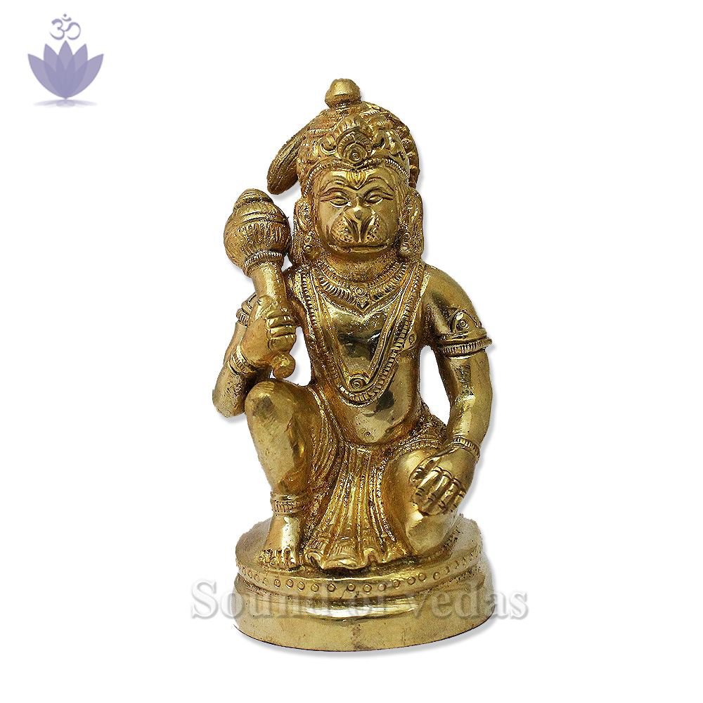 Lord Hanuman Murti in Sitting Posture