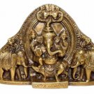 Gaj Ganpati in Brass by Sound Of Vedas