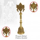 Sudarshan chakra shanku Lord Balaji Traditional Holy Symbol bell