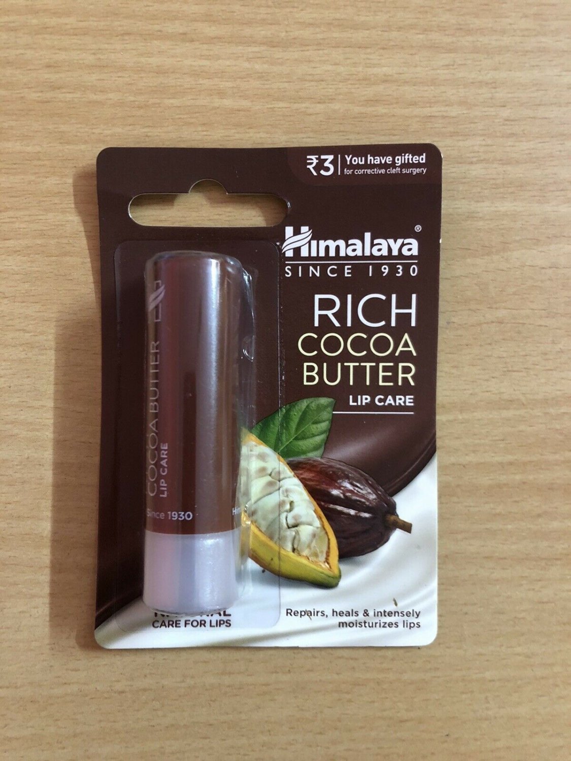 Himalaya Herbal Rich COCOA BUTTER Lip Care Lip Balm 4.5gm FREE SHIP