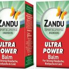 4 packs X ZANDU ULTRA POWER Balm 8ml cold headache muscle joint pain FREE SHIP