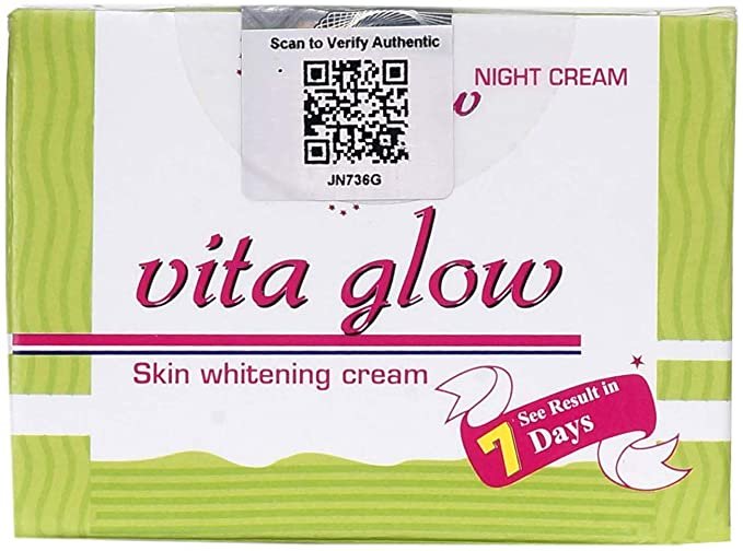 Vita Glow Skin Whitening And Fairness Night Cream +FREE SHIPPING