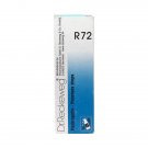 5 x dr reckeweg r72 homeopathy medicine 22ml