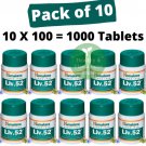10 X Himalaya Liv.52 Tablets - 1000 Tablets (Pack of 10 X 100 Tabs) Exp 2025
