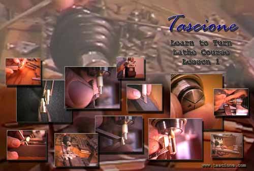 Tascione "Learn to Turn Lathe Course, Lesson 1" 2 DVD's