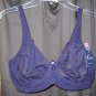 Lunaire Versailles Seamless Jacquard Underwire Bra NWT Eggplant 32DDD
