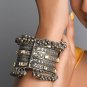 Traditional German Silver Oxidised Antique Designer Bracelet Bangle 1Pc