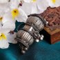 Indian Bollywood Style Antique Look Silver Oxidized beautiful Temple Rings 1 Pc