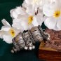 Indian Bollywood Style Antique Look Silver Oxidized beautiful Temple Rings 1 Pc