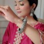Bangles, Kada, Silver Oxidised Adjustable Openable Bracelet, Indian Jewelry,