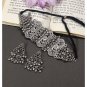 Ethnic Traditional Indian Oxidized Silver Choker Necklace & Earrings.