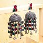 Indian Bollywood Traditional Ethnic Oxidised Chandbali Jhumka Earrings for Women