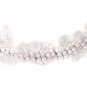 Big Round Hoop Beaded Earring for Brides White Color Jewellery