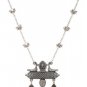 Indian Jewelry Bollywood Style Long Ghungharue Necklace Silver Oxidised Women