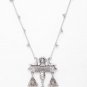 Indian Jewelry Bollywood Style Long Ghungharue Necklace Silver Oxidised Women