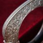 Oxidised Silver Bracelet Open Bracelet Handmade Vintage Twist Cuff  Women