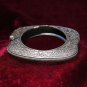 Oxidised Silver Bracelet Open Bracelet Handmade Vintage Twist Cuff  Women