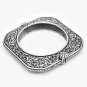 Oxidised Silver Bracelet Open Bracelet Handmade Vintage Twist Cuff  Women