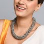 Indian Oxidised Bollywood Wedding Designer Long Necklace Heavy Set Women