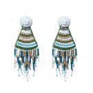 BOHO Seeds Beaded Earrings Fringe Tassel Bohemian Dangle Drop Handmade Jewelry