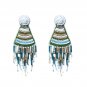 BOHO Seeds Beaded Earrings Fringe Tassel Bohemian Dangle Drop Handmade Jewelry