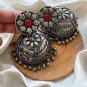 Latest Afghani Ethnic Indian Traditional Ethnic Oxidized Silver Jhumka Earrings