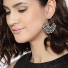 Indian Traditional Oxidised Small Anushka Chandbali Earrings Jhumka Jewelry
