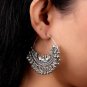 Indian Traditional Oxidised Small Anushka Chandbali Earrings Jhumka Jewelry
