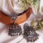 Ethnic Traditional Bollywood Style Silver Oxidized Big Jhumka Indian Earrings